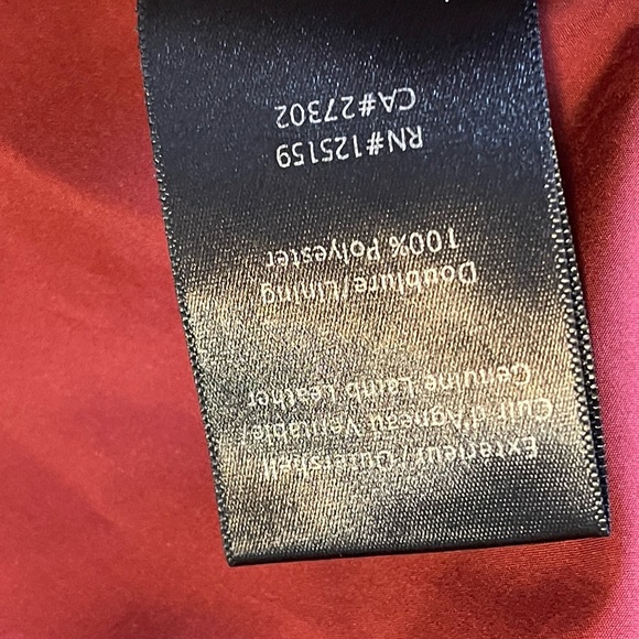 Mackage Burgundy Leather Jacket - Picture 8 of 8